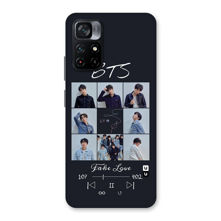 BTS Fake Love Back Case for Poco M4 Pro 5G