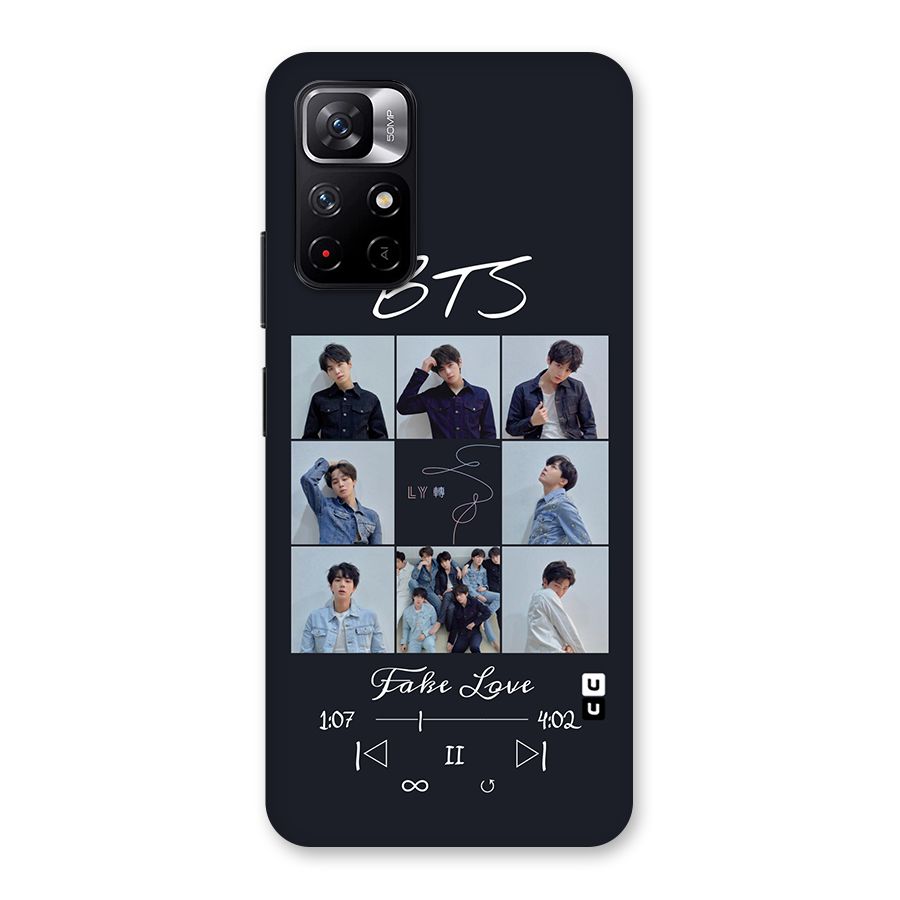 BTS Fake Love Back Case for Redmi Note 11T 5G