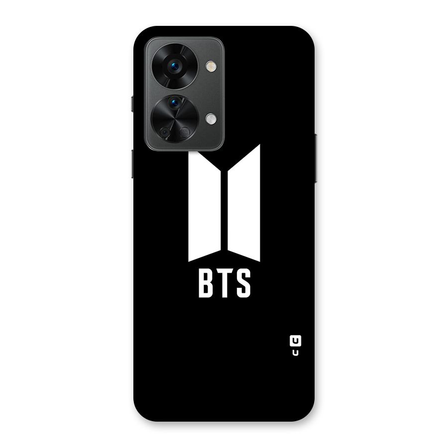 BTS Logo Black Back Case for OnePlus Nord 2T