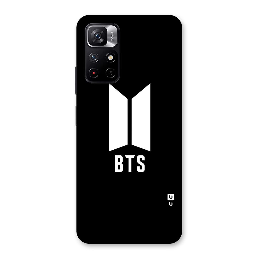 BTS Logo Black Back Case for Redmi Note 11T 5G