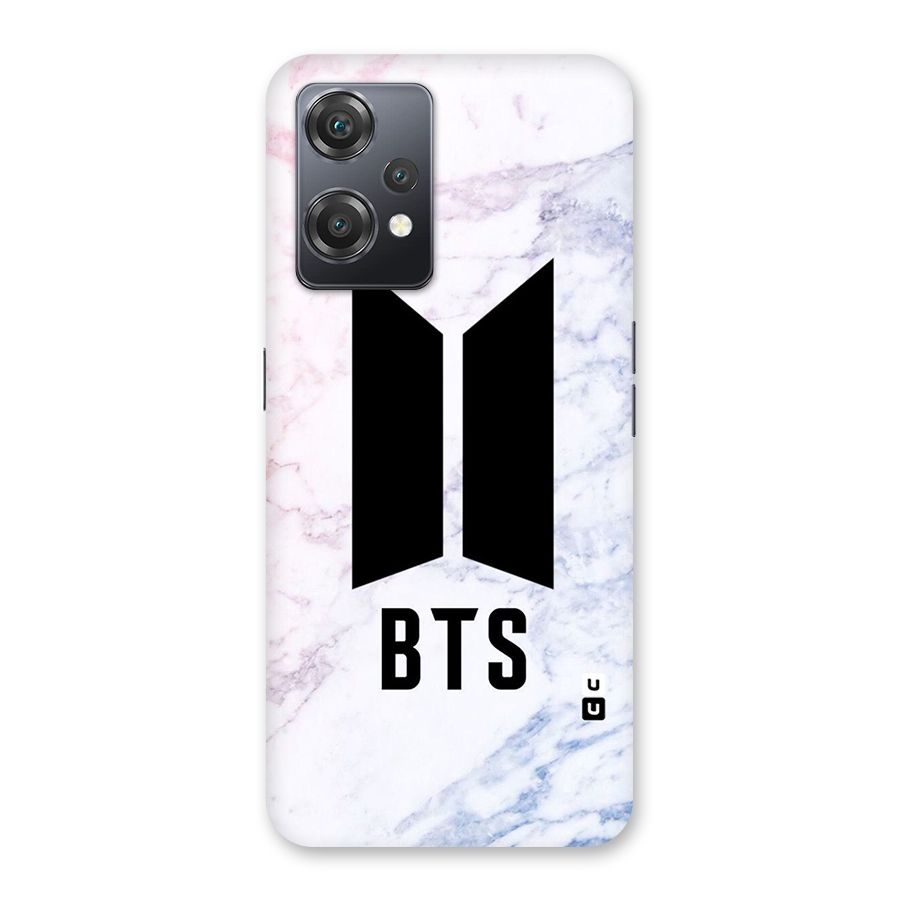 BTS Logo Marble Print Back Case for OnePlus Nord CE 2 Lite 5G