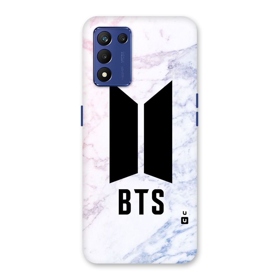 BTS Logo Marble Print Back Case for Realme 9 5G Speed