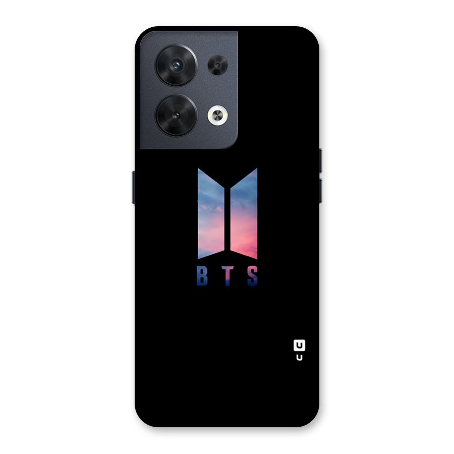 BTS Logo Sky Back Case for Oppo Reno8 5G