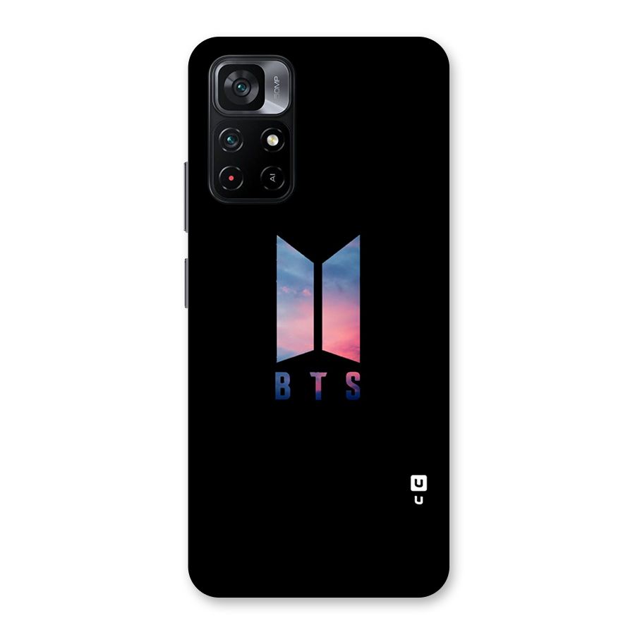 BTS Logo Sky Back Case for Poco M4 Pro 5G