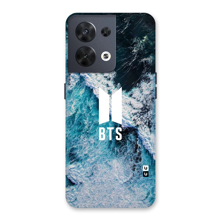 BTS Ocean Waves Back Case for Oppo Reno8 5G