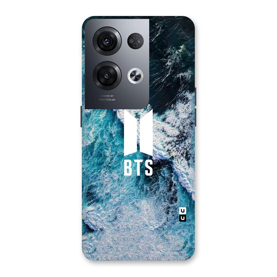 BTS Ocean Waves Back Case for Oppo Reno8 Pro 5G