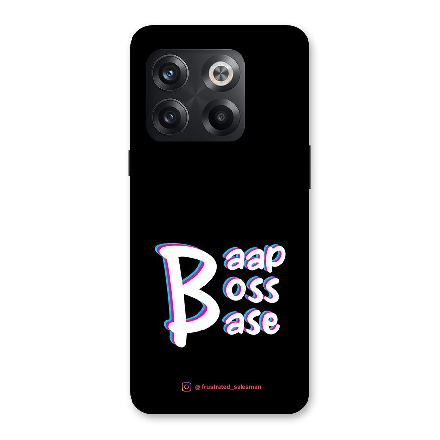 Baap Boss Base Black Back Case for OnePlus 10T