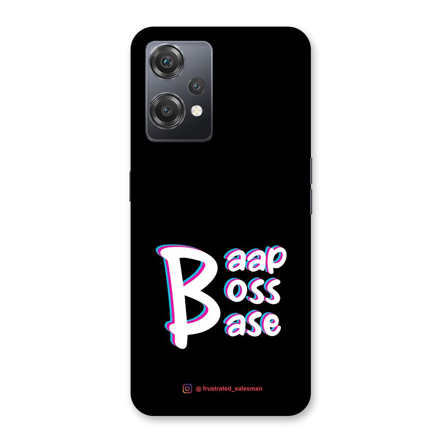 Baap Boss Base Black Back Case for OnePlus Nord CE 2 Lite 5G