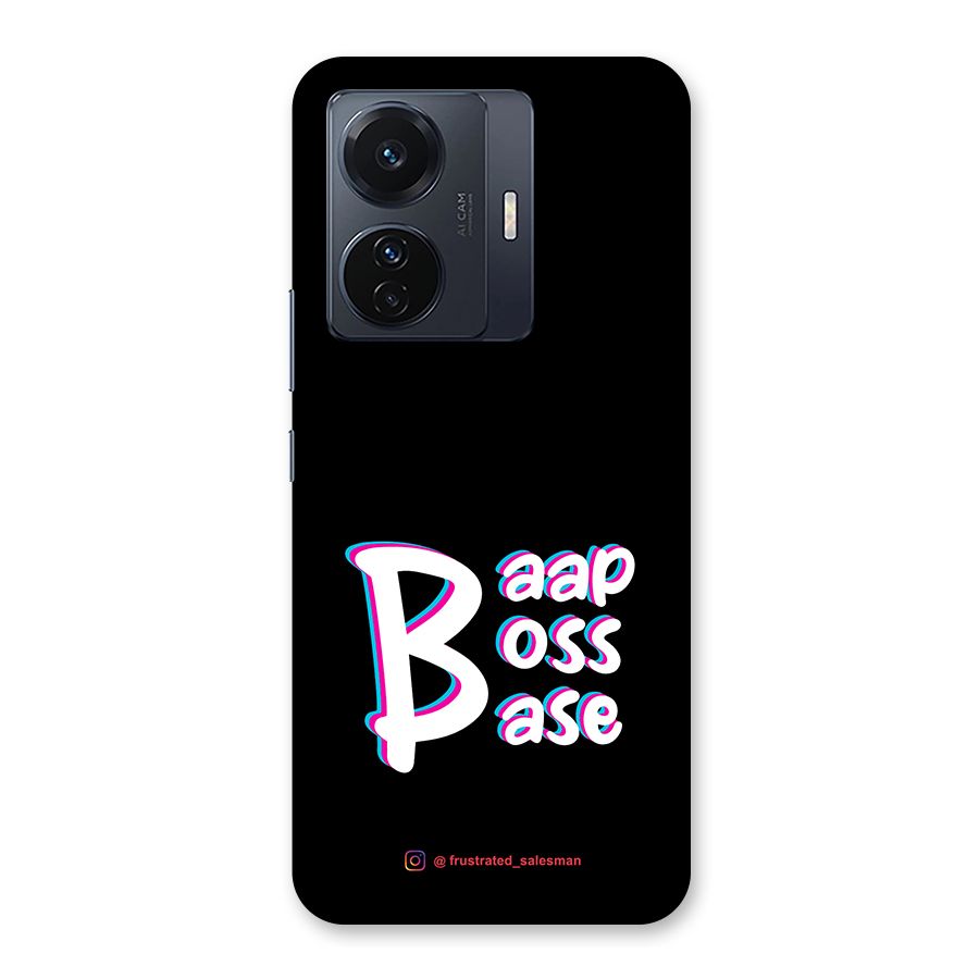Baap Boss Base Black Back Case for Vivo T1 Pro