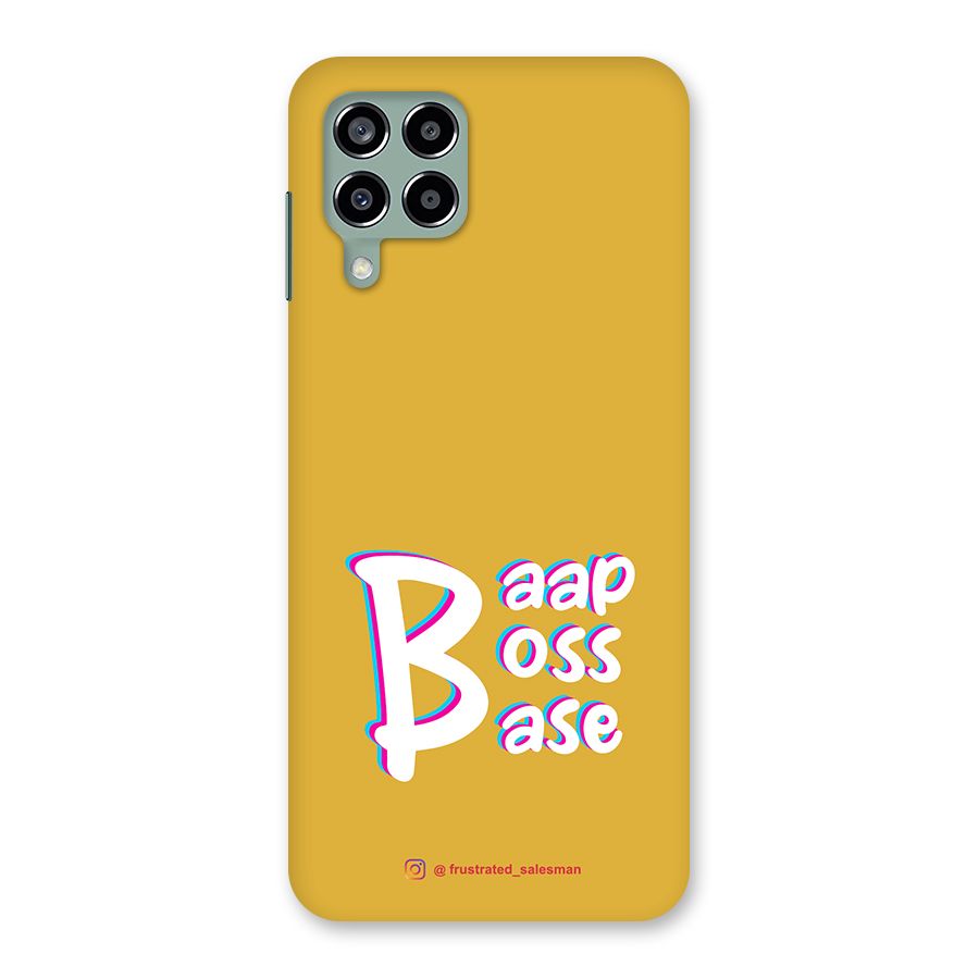 Baap Boss Base Mustard Yellow Back Case for Galaxy M33