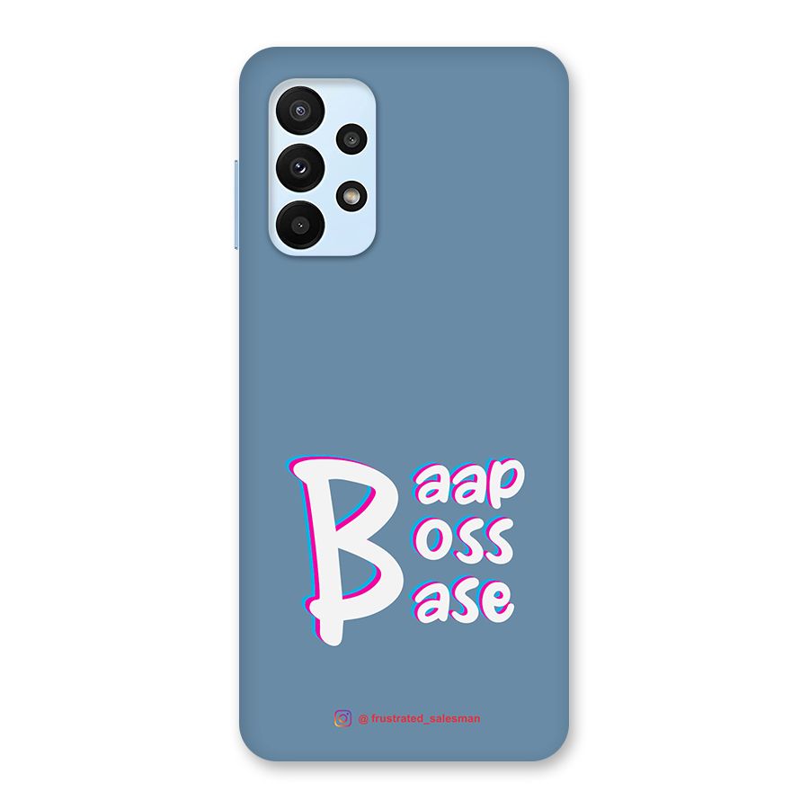 Baap Boss Base SteelBlue Back Case for Galaxy A23