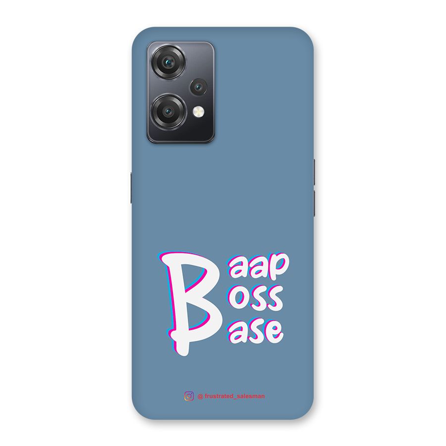 Baap Boss Base SteelBlue Back Case for OnePlus Nord CE 2 Lite 5G
