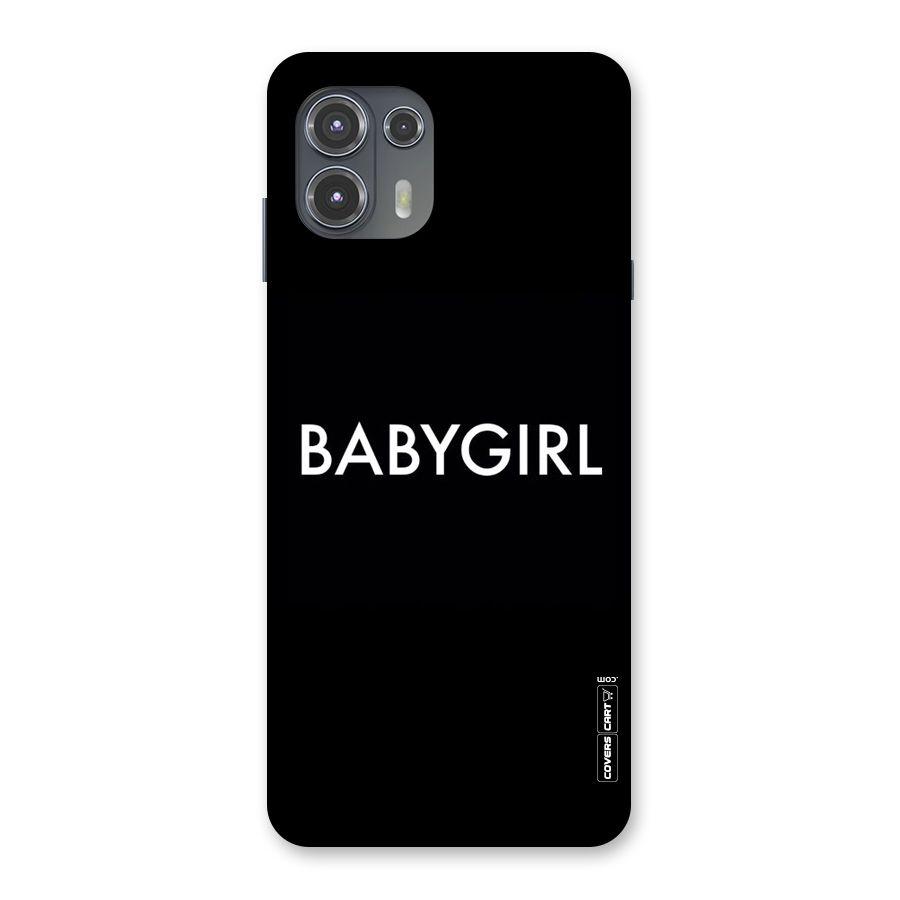 Baby Girl Back Case for Motorola Edge 20 Fusion