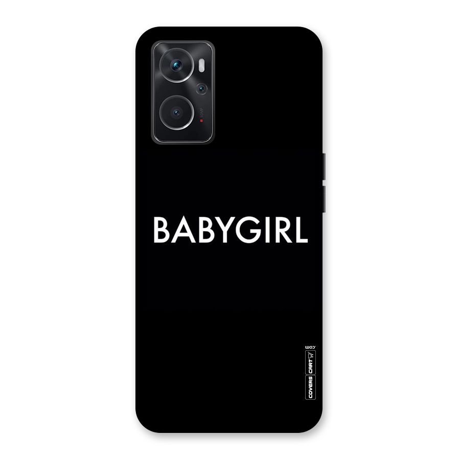 Baby Girl Back Case for Oppo K10 4G