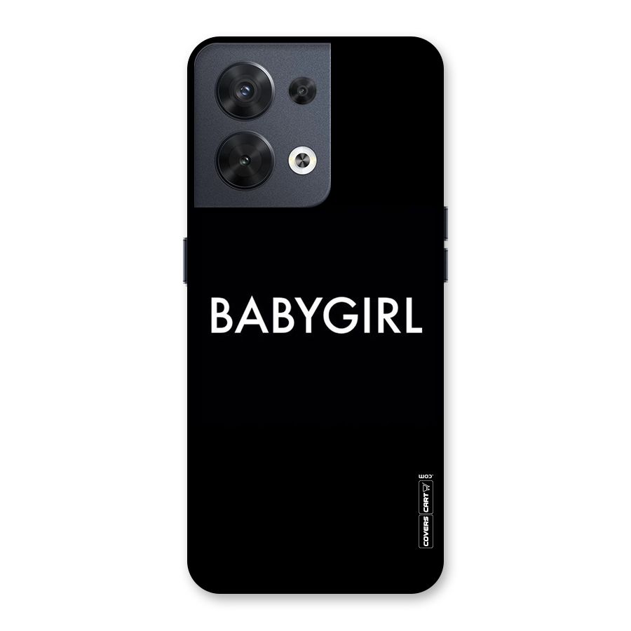 Baby Girl Back Case for Oppo Reno8 5G