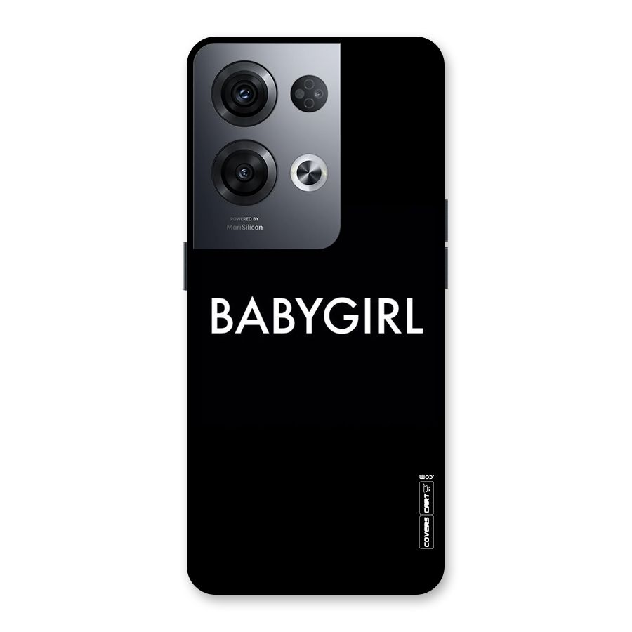 Baby Girl Back Case for Oppo Reno8 Pro 5G