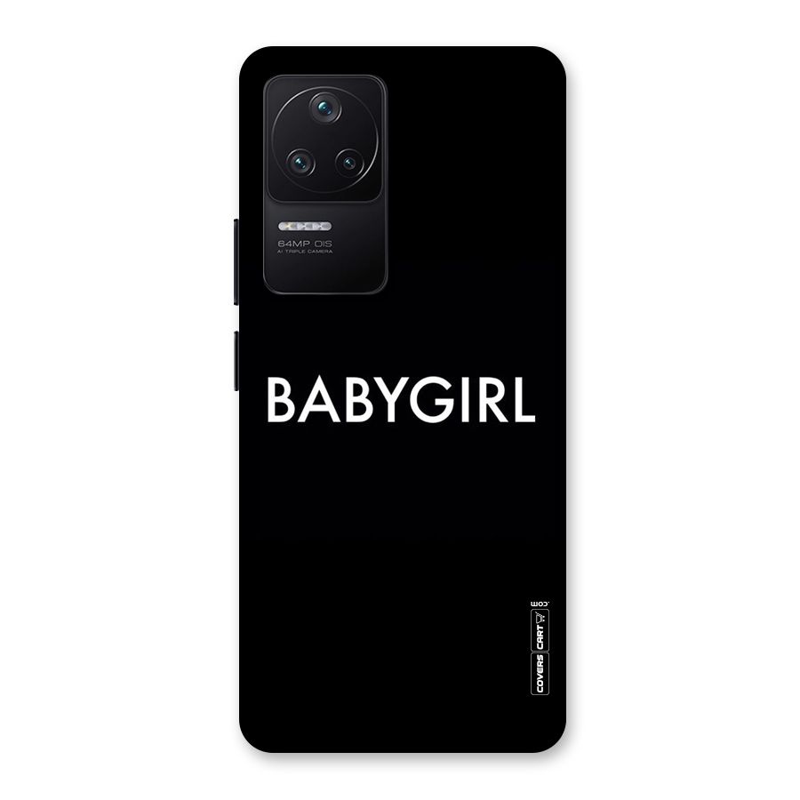 Baby Girl Back Case for Poco F4 5G
