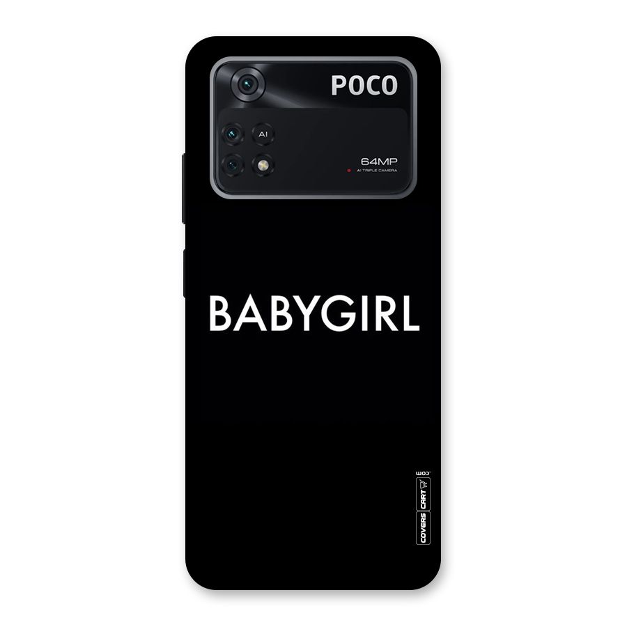 Baby Girl Back Case for Poco M4 Pro 4G