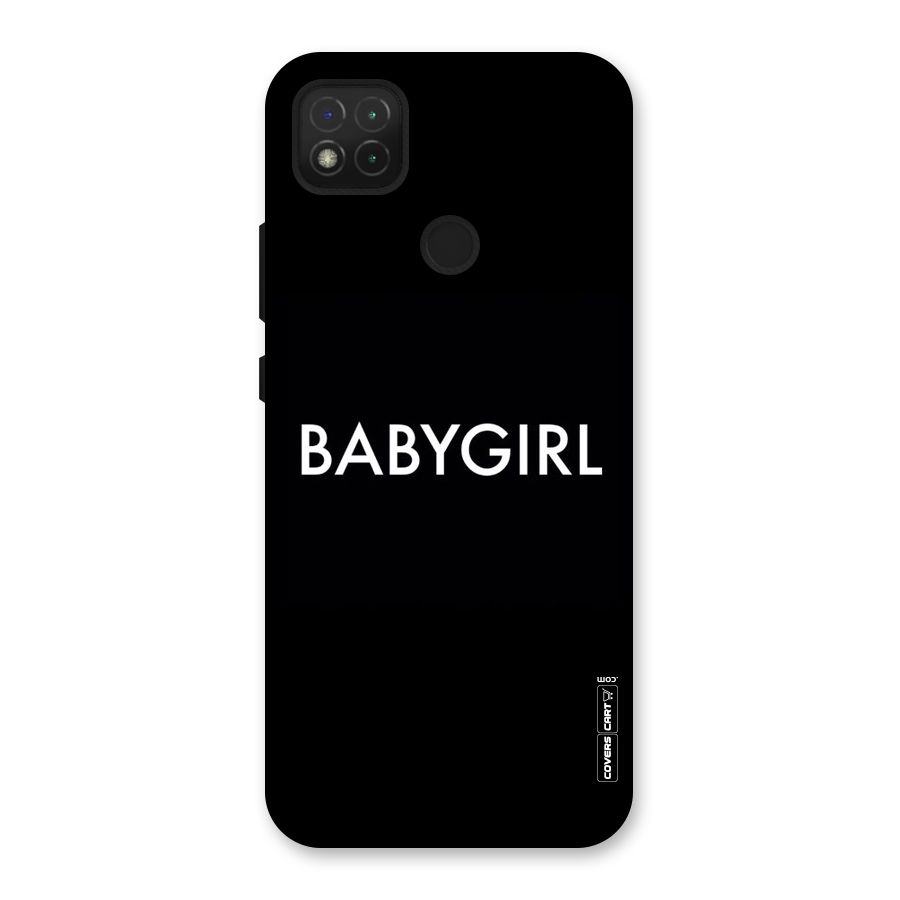 Baby Girl Back Case for Redmi 9 Activ
