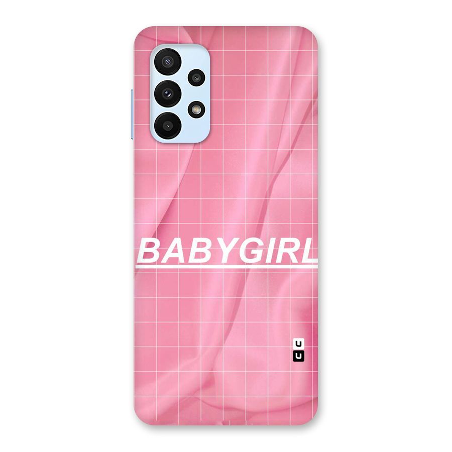 Baby Girl Check Back Case for Galaxy A23