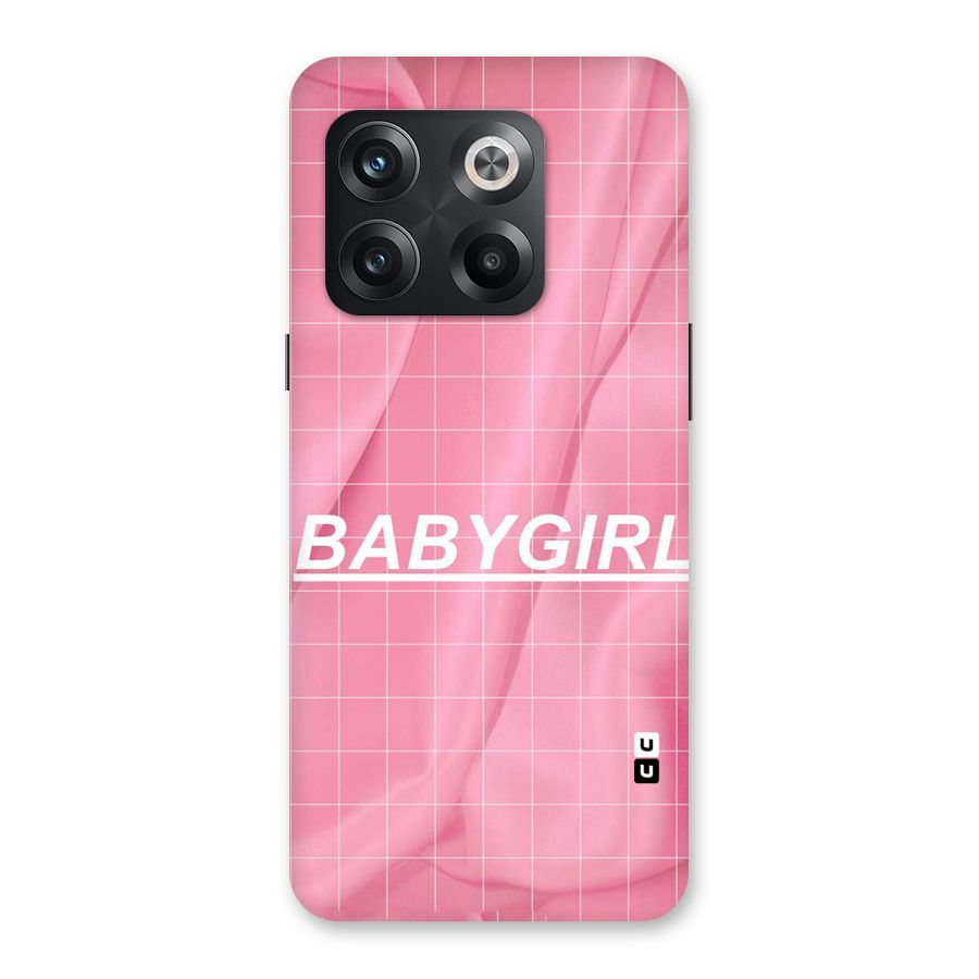 Baby Girl Check Back Case for OnePlus 10T