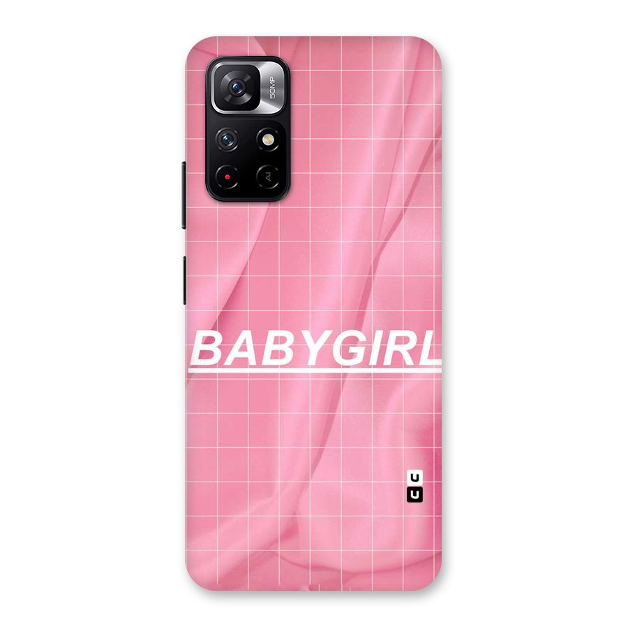 Baby Girl Check Back Case for Redmi Note 11T 5G