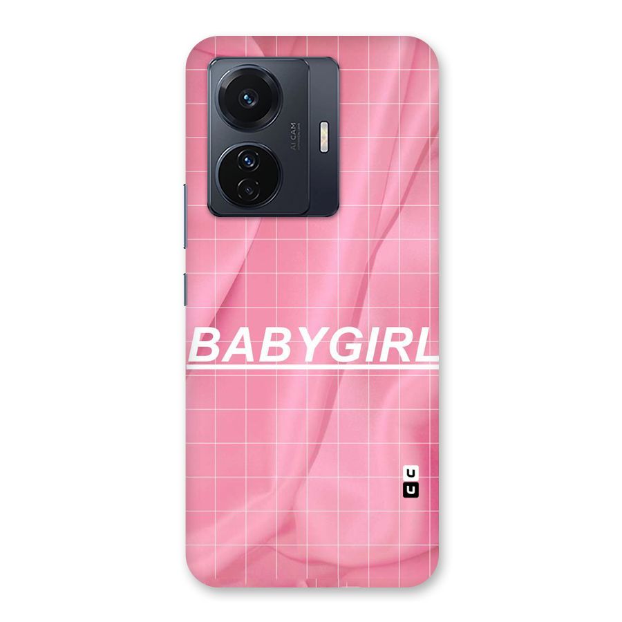 Baby Girl Check Back Case for Vivo T1 Pro