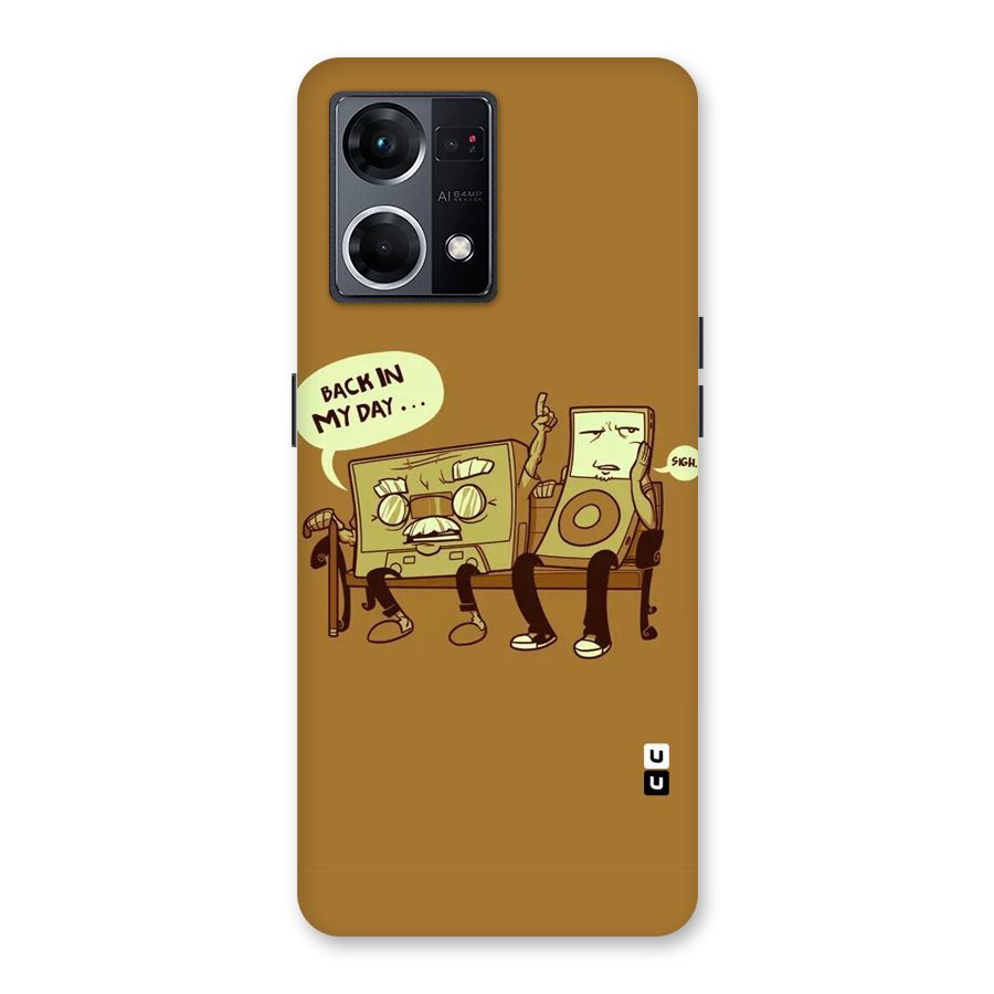 Back In Day Casette Glass Back Case for Oppo F21 Pro 5G