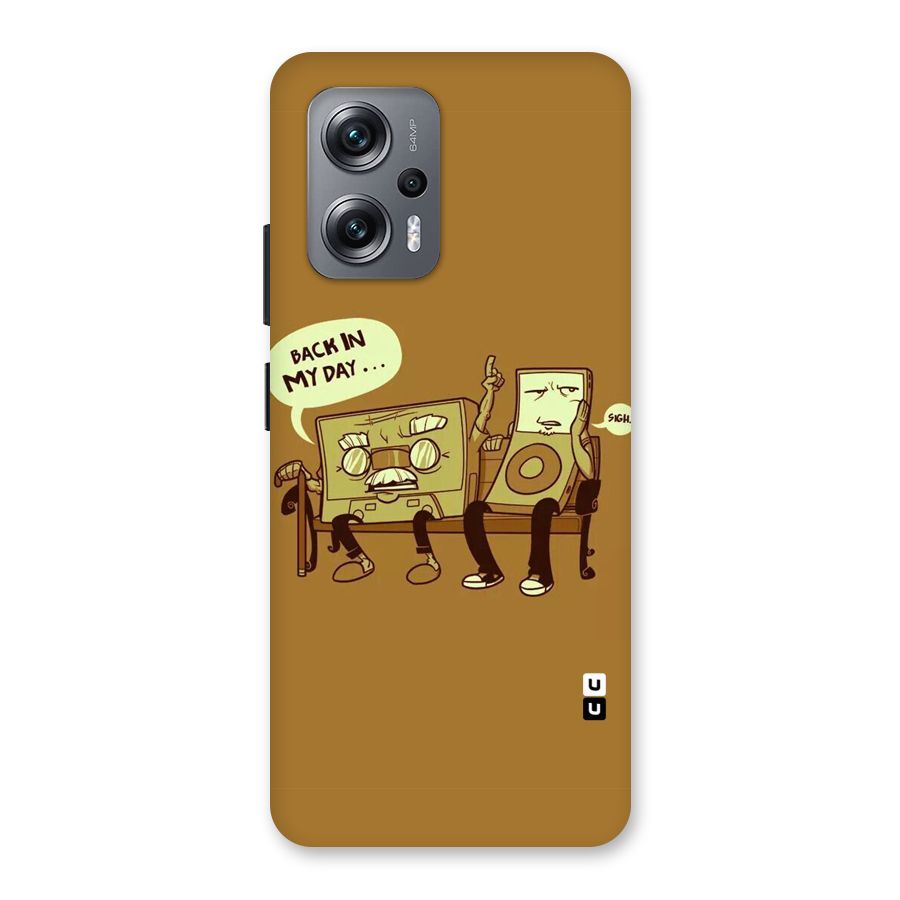 Back In Day Casette Back Case for Redmi K50i