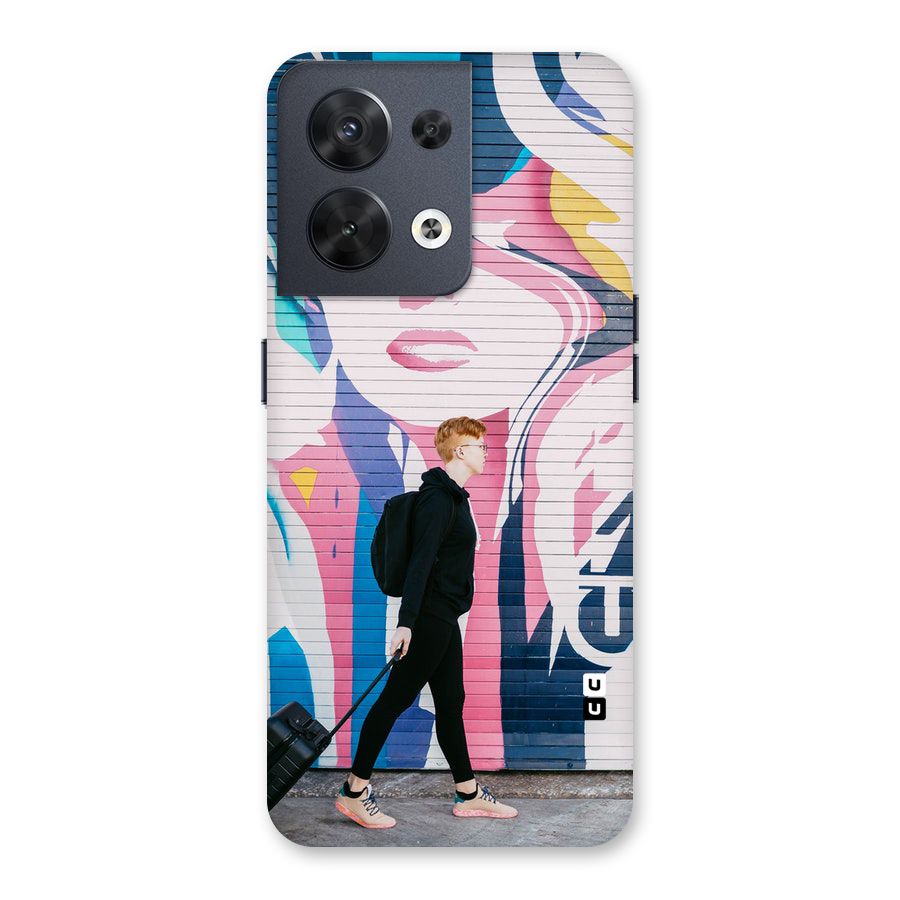 Backpacker Back Case for Oppo Reno8 5G