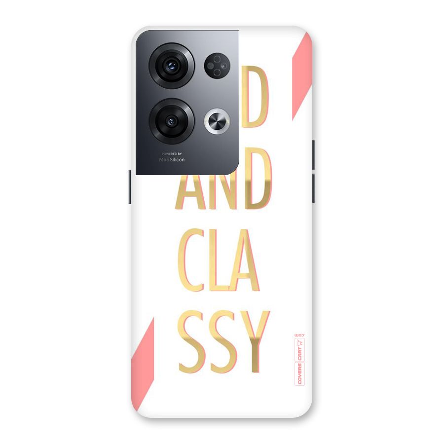 Bad And Classy Back Case for Oppo Reno8 Pro 5G