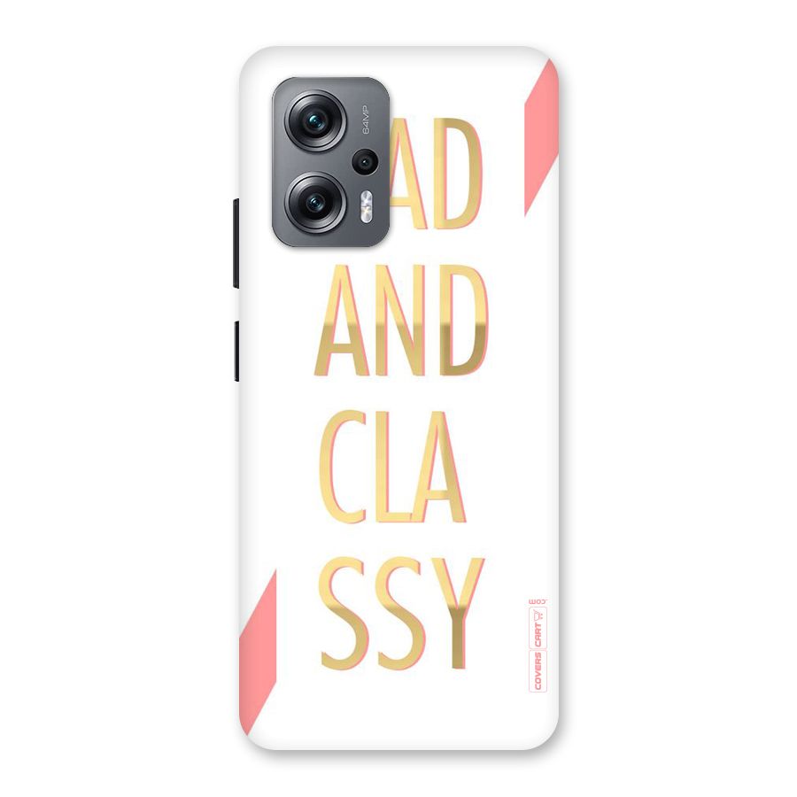Bad And Classy Back Case for Redmi K50i