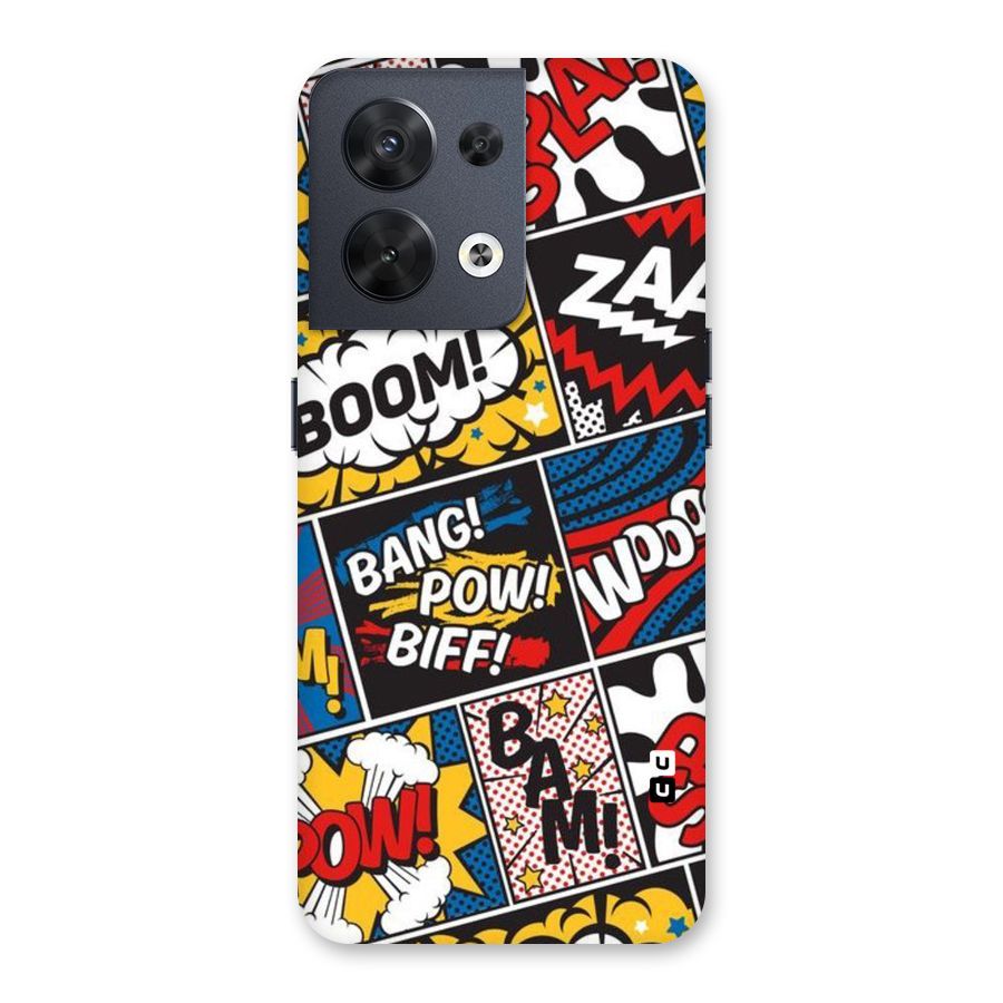 Bam Pattern Back Case for Oppo Reno8 5G