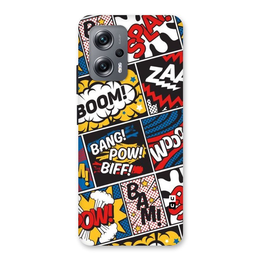 Bam Pattern Back Case for Redmi K50i
