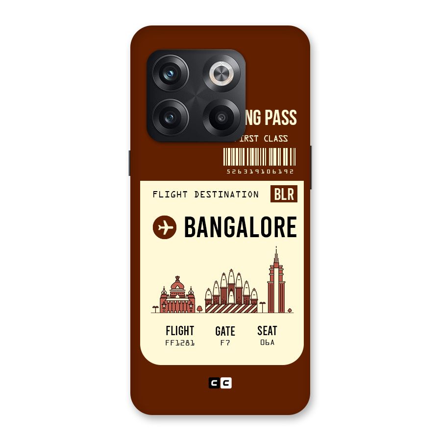 Bangalore Boarding Pass Back Case for OnePlus 10T