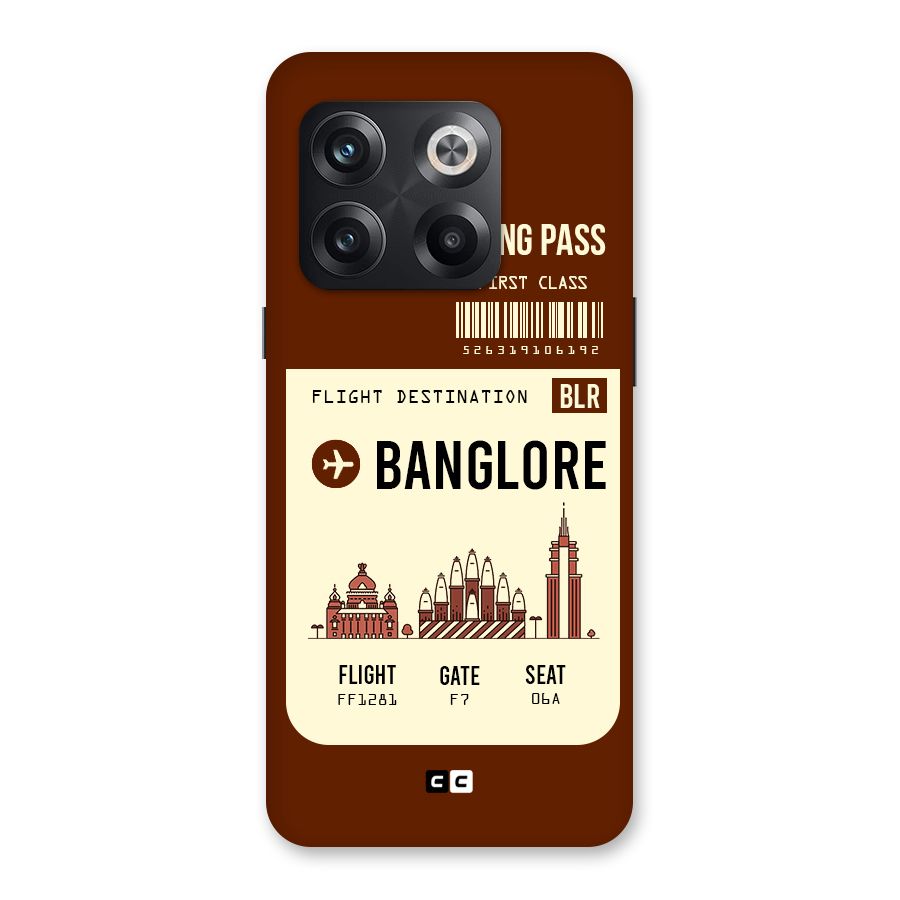 Banglore Boarding Pass Back Case for OnePlus 10T