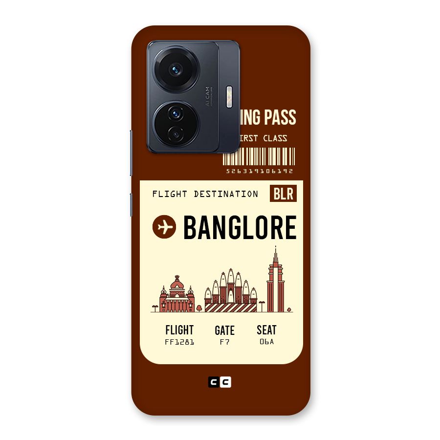 Banglore Boarding Pass Back Case for Vivo T1 Pro
