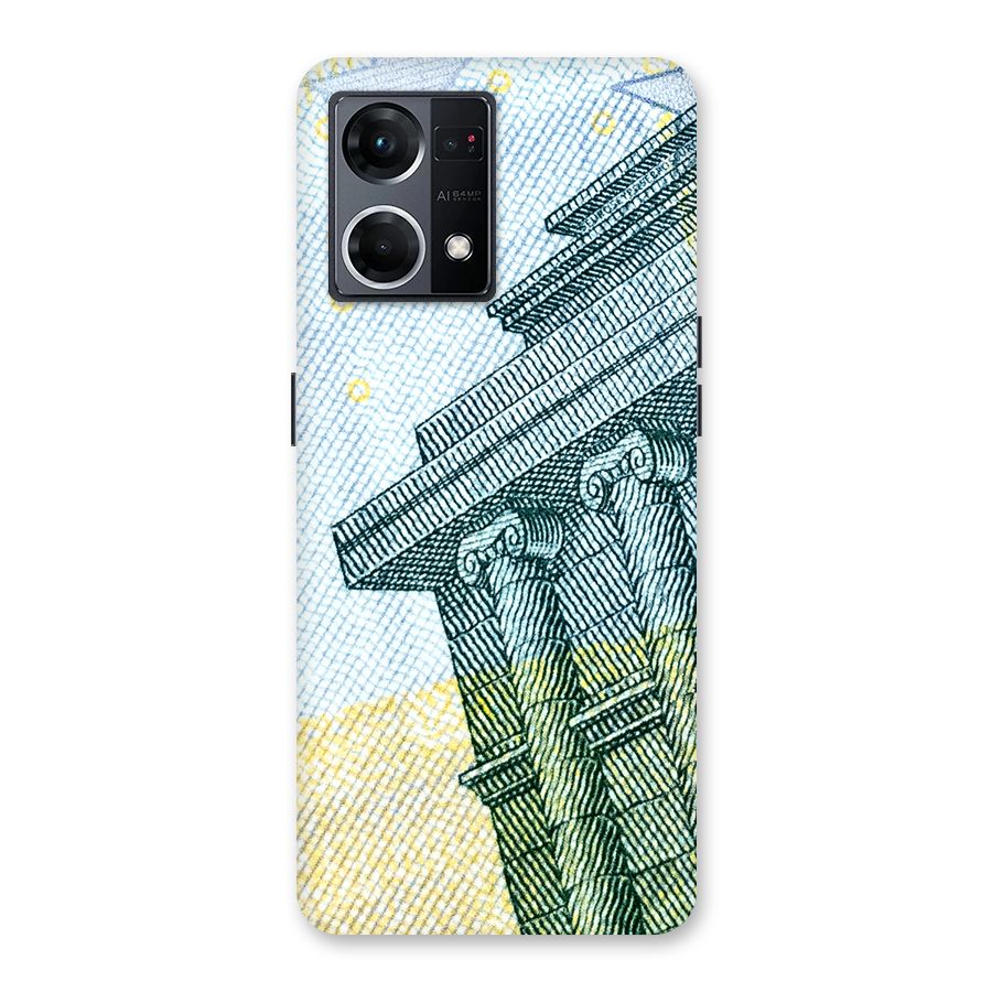 Baroque and Rococo style Glass Back Case for Oppo F21 Pro 5G