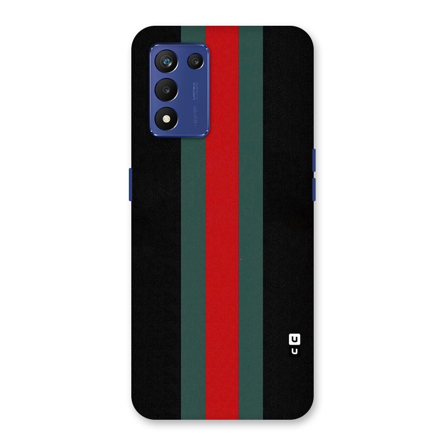 Basic Colored Stripes Back Case for Realme 9 5G Speed