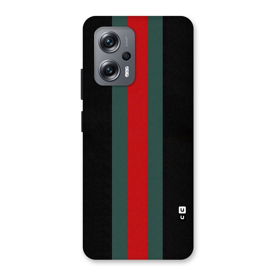 Basic Colored Stripes Back Case for Redmi K50i