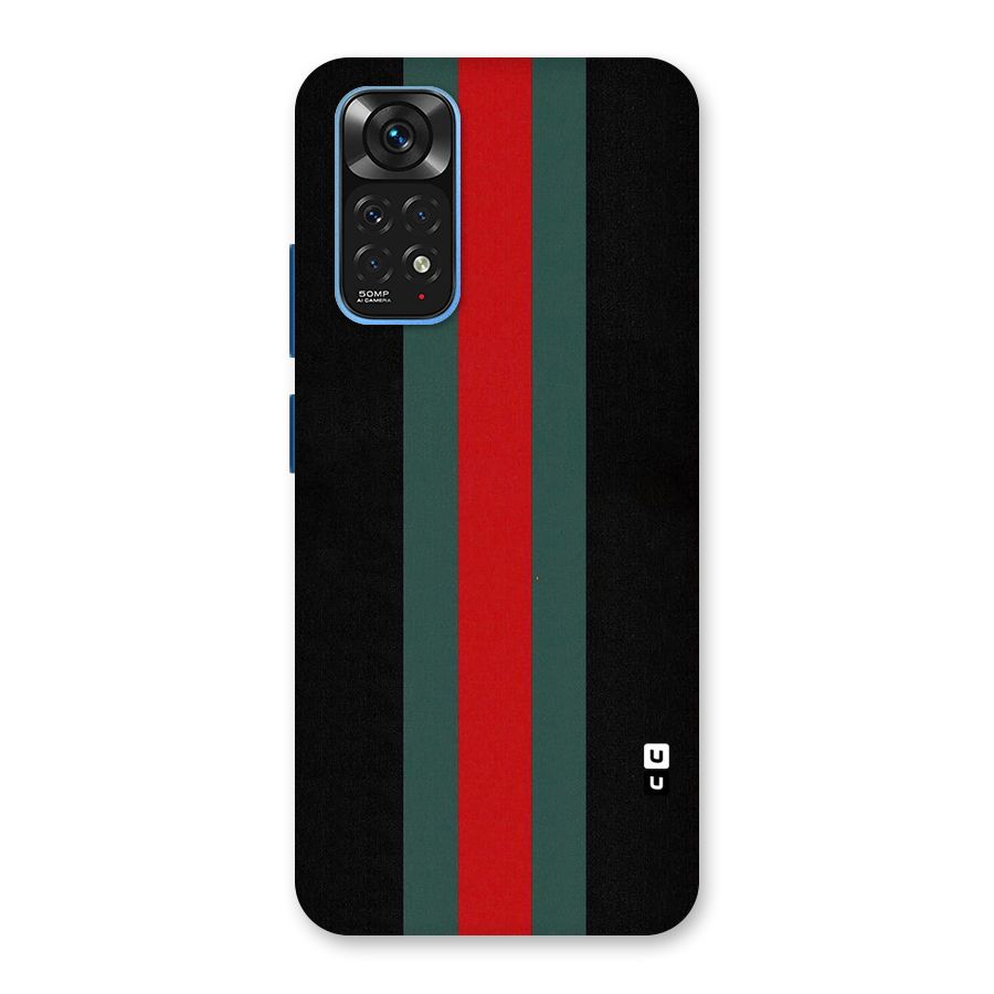 Basic Colored Stripes Back Case for Redmi Note 11S