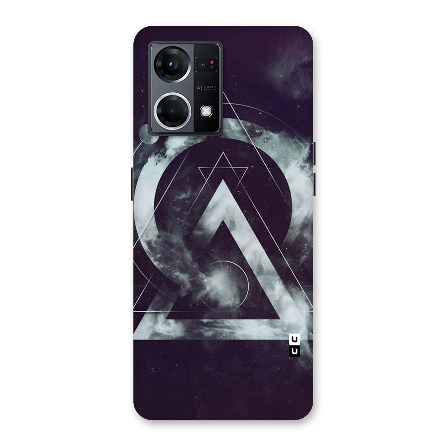 Basic Galaxy Shape Glass Back Case for Oppo F21 Pro 5G
