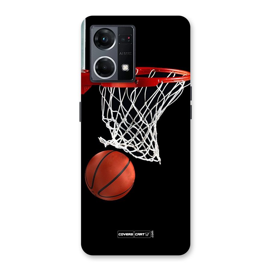 Basketball Glass Back Case for Oppo F21 Pro 5G