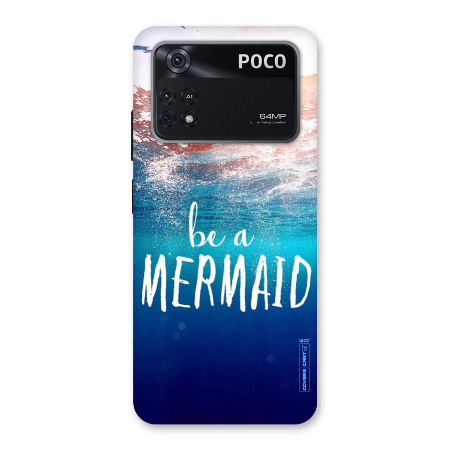 Be A Mermaid Back Case for Poco M4 Pro 4G