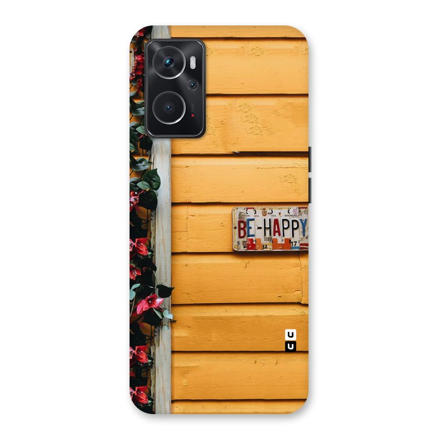 Be Happy Yellow Wall Back Case for Oppo K10 4G