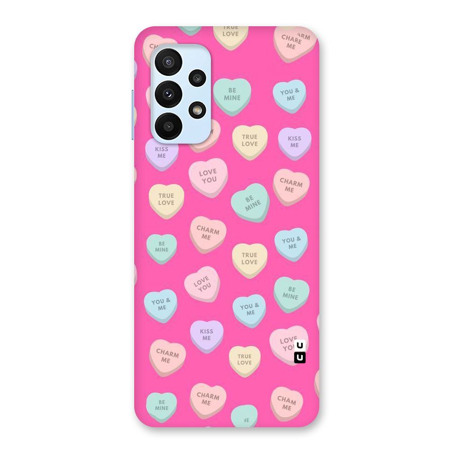 Be Mine Hearts Pattern Back Case for Galaxy A23