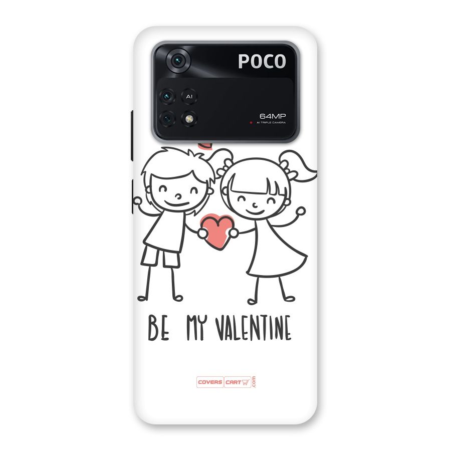 Be My Valentine Back Case for Poco M4 Pro 4G