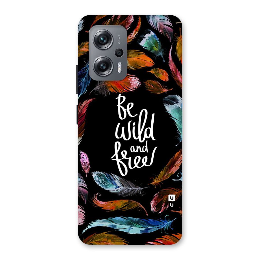 Be Wild and Free Back Case for Redmi K50i