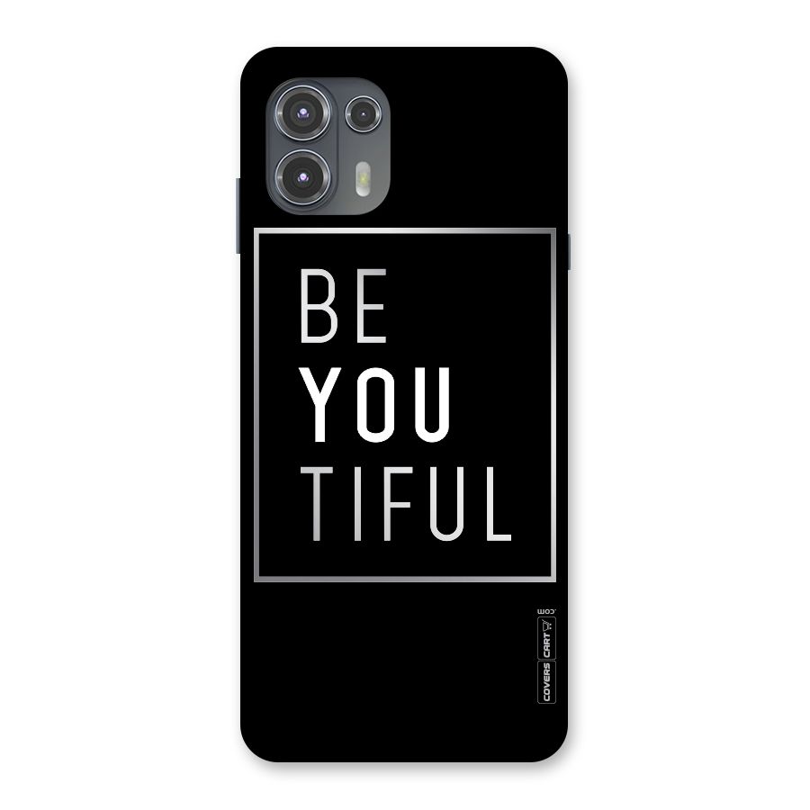 Be You Beautiful Back Case for Motorola Edge 20 Fusion