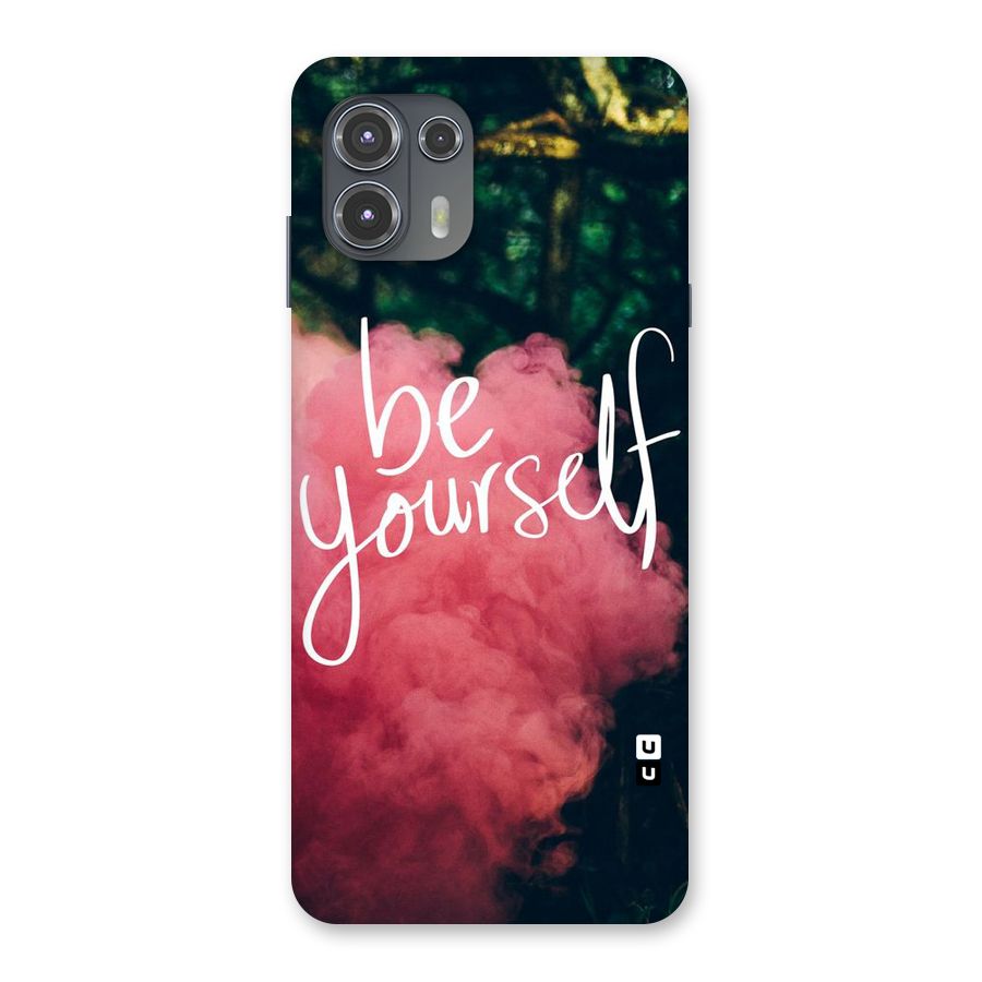 Be Yourself Greens Back Case for Motorola Edge 20 Fusion
